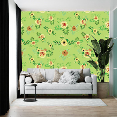 wallpics Vinyl Abstract Multicolor Wallpaper(L x W: 500 cm x 35 cm)