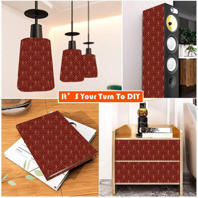 wallpics Vinyl Abstract Multicolor Wallpaper(L x W: 45 cm x 300 cm)