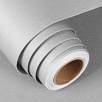 ELECSA Vinyl Nature Silver Wallpaper(L x W: 121 cm x 60 cm)