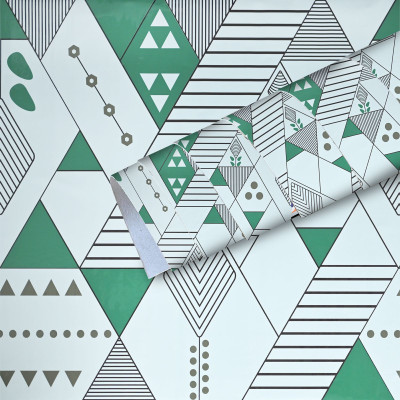 Om Akshar Abstract Green Wallpaper(200 cm x 60 cm)