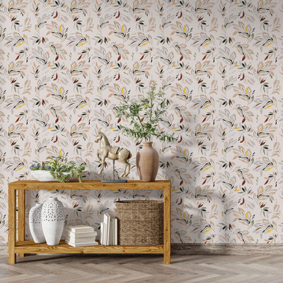 Guru Production Vinyl Architecture Multicolor Wallpaper(L x W: 244 cm x 41 cm)