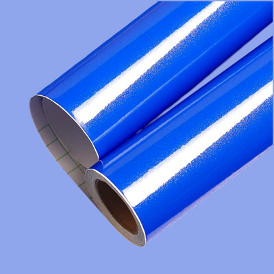 VELLUMTRO Vinyl Abstract Blue Wallpaper(L x W: 30 cm x 127 cm)