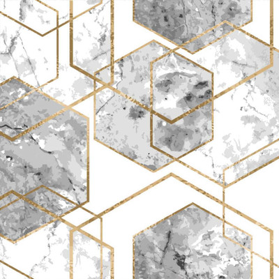 Uratech Abstract White Wallpaper(500 cm x 45 cm)
