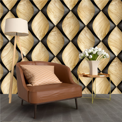 VWALL Abstract Multicolor Wallpaper(230 cm x 40 cm)