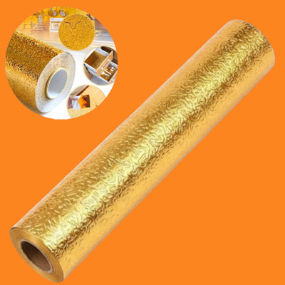 AirSoft Vinyl Architecture Gold Wallpaper(L x W: 200 cm x 60 cm)