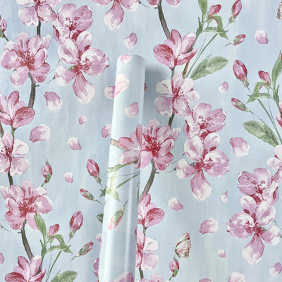 KAAF Vinyl Floral & Botanical Multicolor Wallpaper(L x W: 1000 cm x 45 cm)