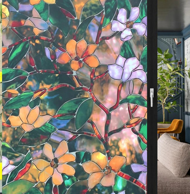 WALLNEST Nature Multicolor Wallpaper(60.96 cm x 121.92 cm)