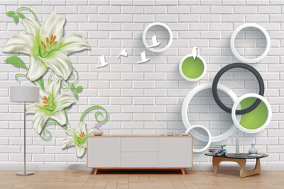 Guru Production Vinyl Decorative Multicolor Wallpaper(L x W: 243 cm x 40 cm)
