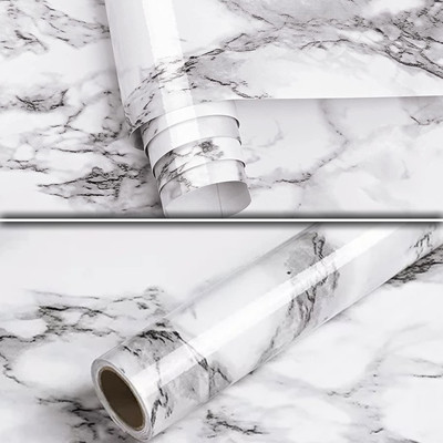 MR VINTAZE Foils, Paper Abstract White Wallpaper(L x W: 200 cm x 60 cm)