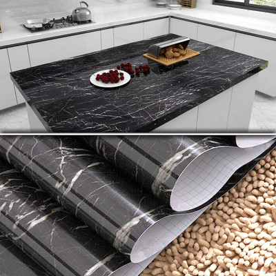 Walper Paper, Vinyl Abstract Black Wallpaper(L x W: 200 cm x 60 cm)
