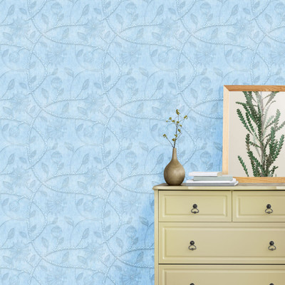 texoro Architecture Blue Wallpaper(230 cm x 41 cm)