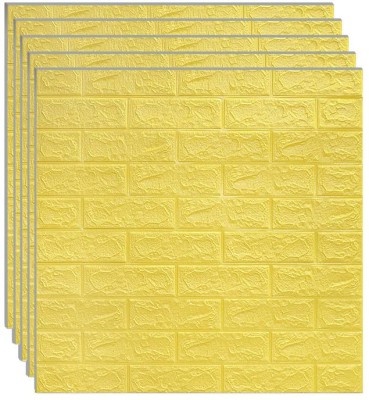 INFINITYDECOR Decorative Yellow Wallpaper(70 cm x 77 cm)