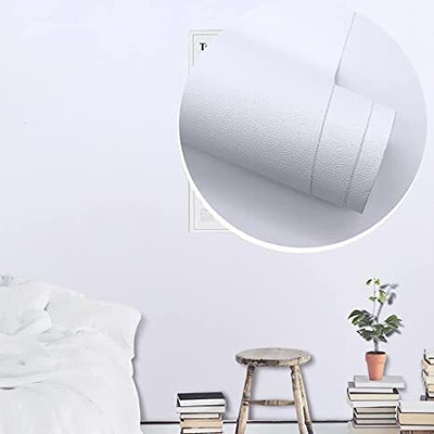 WELLSHIP Abstract White Wallpaper(121.92 cm x 60 cm)