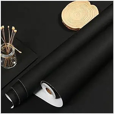 zeepzone Vinyl Classics Black Wallpaper(L x W: 122 cm x 60 cm)