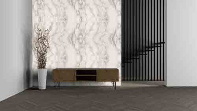 BRITISH TERMINAL Vinyl Decorative White Wallpaper(L x W: 200 cm x 45 cm)