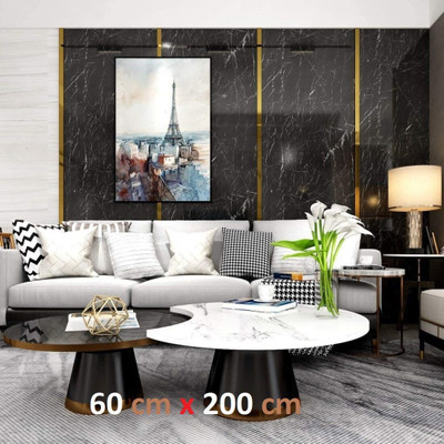 Decorehouse Foils Classics Black Wallpaper(L x W: 200 cm x 60 cm)
