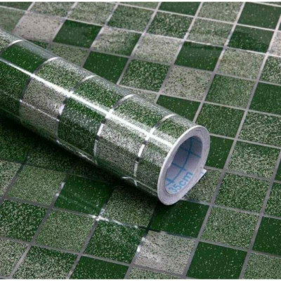 RUSHABH ENTERPRISE Decorative Green Wallpaper(200 cm x 60 cm)