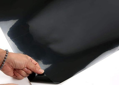 zeepzone Vinyl Classics Black Wallpaper(L x W: 127 cm x 30 cm)