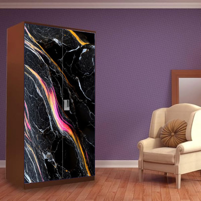 MKP Almira Vinyl Decorative Black Wallpaper(L x W: 183 cm x 86 cm)