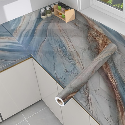 Veki Foils Decorative Multicolor Wallpaper(L x W: 200 cm x 60 cm)
