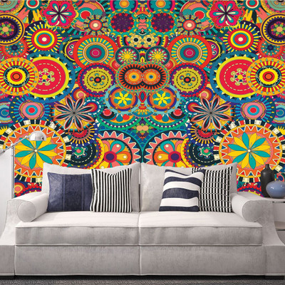 Creative Print Solution Floral & Botanical Multicolor Wallpaper(244 cm x 41 cm)