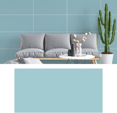 Tlismi Vinyl Classics Blue Wallpaper(L x W: 60 cm x 30 cm)