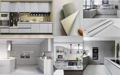 SUPERFAB Decorative Grey Wallpaper(60.96 cm x 30.48 cm)