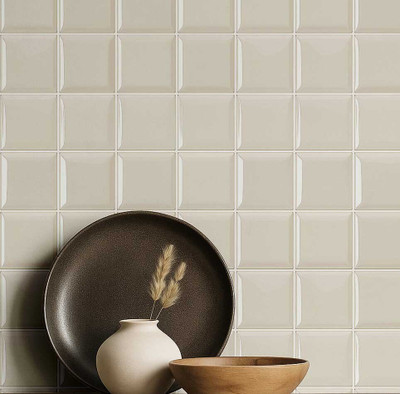 S4Sassy Vinyl Abstract White Wallpaper(L x W: 304 cm x 63 cm)