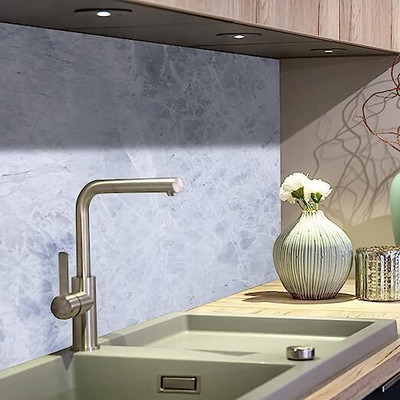 KUBER INDUSTRIES Decorative Grey Wallpaper(500 cm x 60 cm)