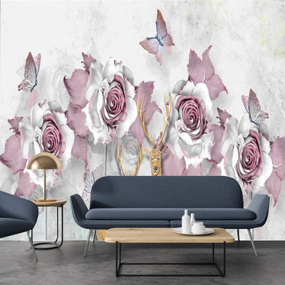 VRDB EXPERT Vinyl Decorative Multicolor Wallpaper(L x W: 127 cm x 41 cm)