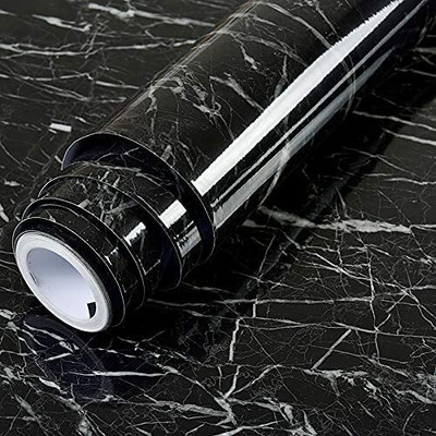 Mojo Abstract Black Wallpaper(200 cm x 60 cm)