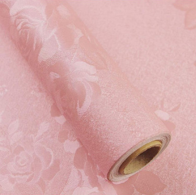JS ENTERPRISE Abstract Pink Wallpaper(500 cm x 40 cm)