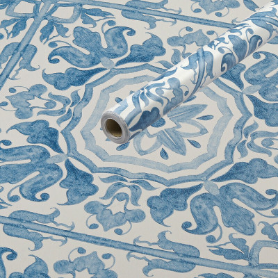 CozyDecor Vinyl Abstract Multicolor Wallpaper(L x W: 240 cm x 40 cm, Pack of 2)