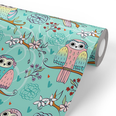 AMBEY DECOR Vinyl Decorative Multicolor Wallpaper(L x W: 127 cm x 40 cm)