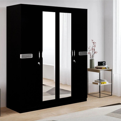 WallVibe Vinyl Abstract Black Wallpaper(L x W: 60.96 cm x 152.4 cm)