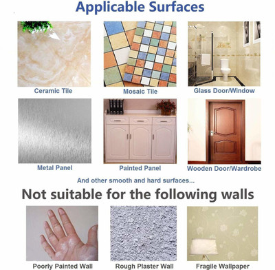 WebDealz Abstract Silver Wallpaper(10 cm x 7 cm)