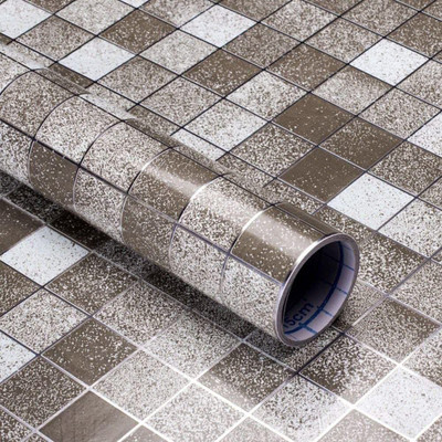 FLETIX Abstract Brown Wallpaper(200 cm x 60 cm)