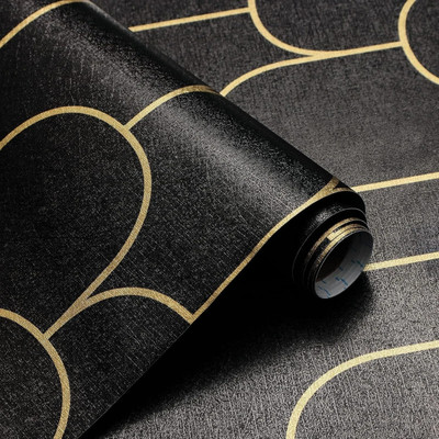 KAAF Abstract Black Wallpaper(250 cm x 45 cm)