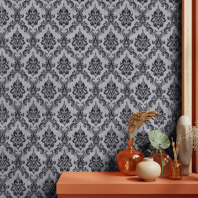 Asian Paints Vinyl Abstract Multicolor Wallpaper(L x W: 500 cm x 45 cm)
