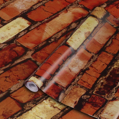 Whisq Abstract Brown Wallpaper(1000 cm x 40 cm)