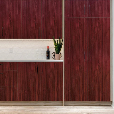 doodad Architecture Maroon Wallpaper(500 cm x 45 cm)