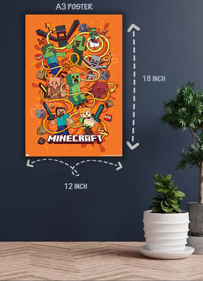 craft maniacs Paper Gaming Multicolor Wallpaper(L x W: 12 cm x 18 cm)