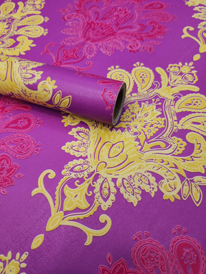 HOMEMATES Floral & Botanical Multicolor Wallpaper(304.8 cm x 45 cm)