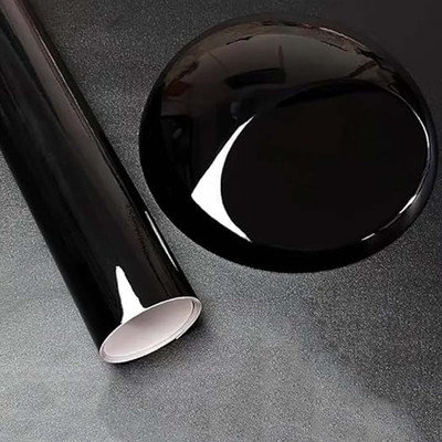 Vinylzone Wrap for Car & Bike(Black)