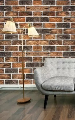 Design Studio Paper Architecture Brown Wallpaper(L x W: 1000 cm x 53 cm)