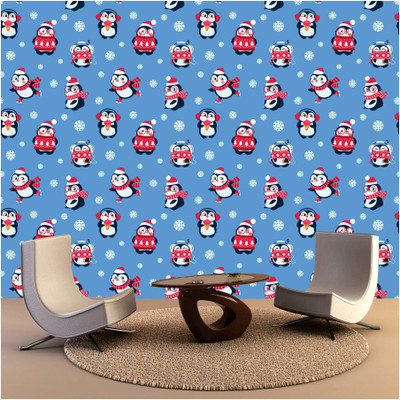 Walldaddyy Decorative Multicolor Wallpaper(300 cm x 45 cm)