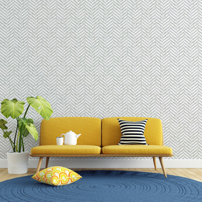 texoro Vinyl Abstract Black, White Wallpaper(L x W: 230 cm x 41 cm)