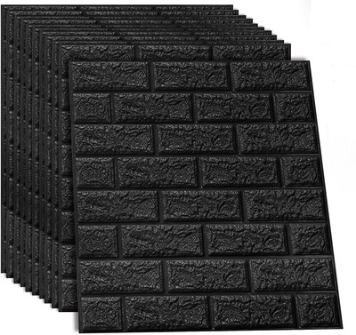 EUHOMI Abstract Black Wallpaper(77 cm x 70 cm)