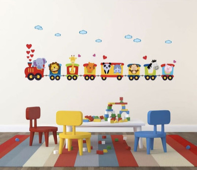 Krishna Enterprises Vinyl Floral & Botanical Multicolor Wallpaper(L x W: 40 cm x 190 cm)