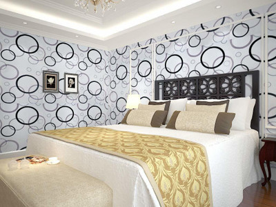HAPPYSTICKY Vinyl Decorative Multicolor Wallpaper(L x W: 500 cm x 45 cm)